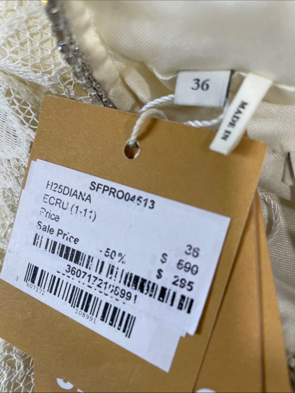 Diana Lace Midi Dress - Picture 7 of 7